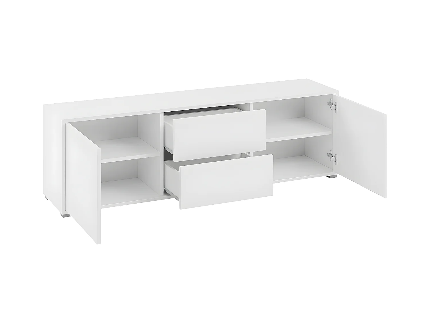 Mobile porta TV Comfivo Fersoe 109, Bianco, 141x50x41cm