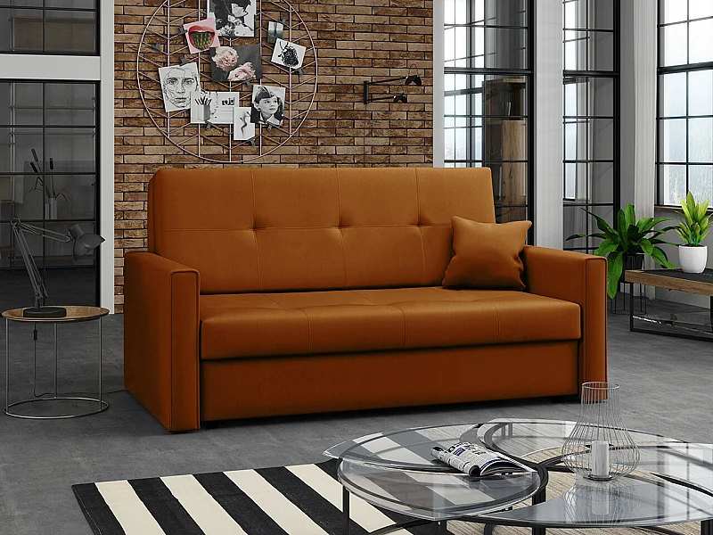 Canapé convertible Columbus 106, Disponible, 85x153x98cm, Mobilier déjà assemblé