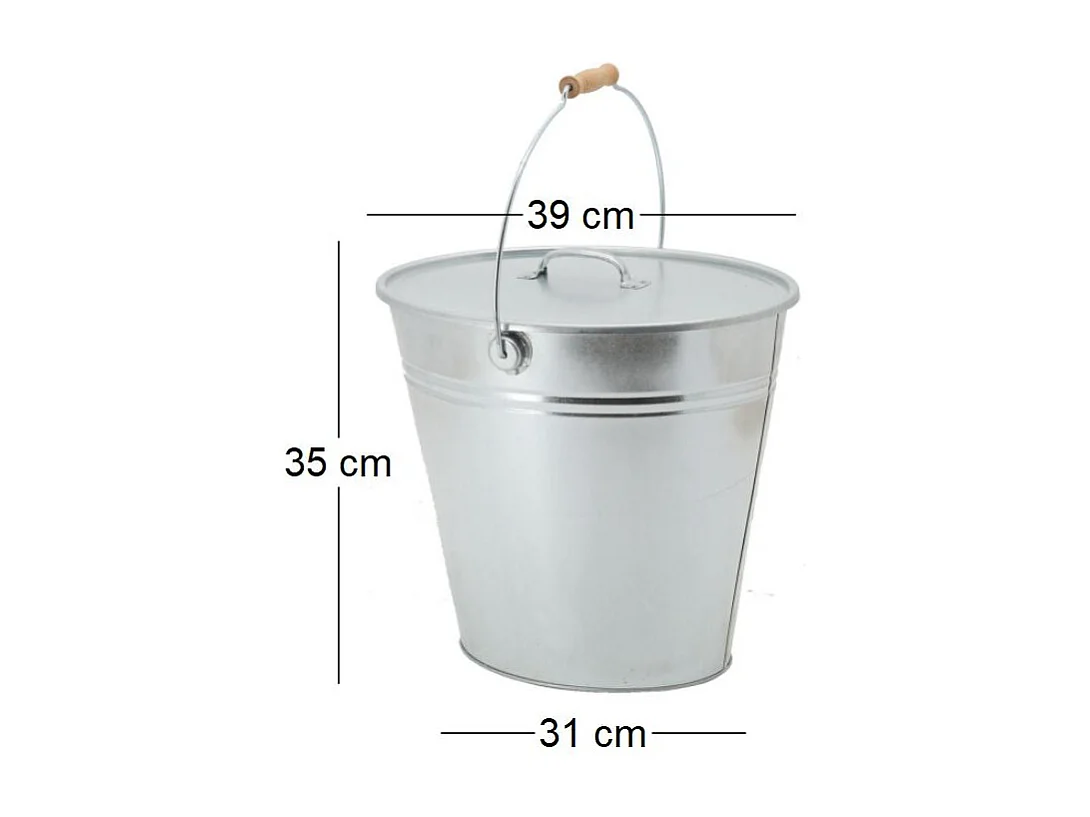 Composteur en métal galvanisé Ovale 17 Litres
