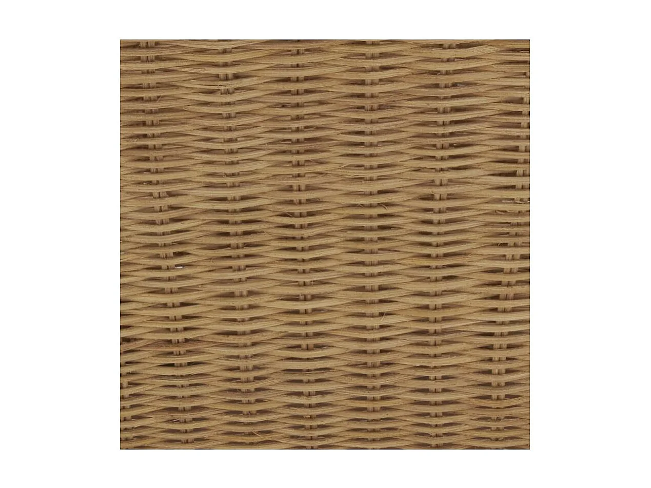 Chariot en rotin et bois