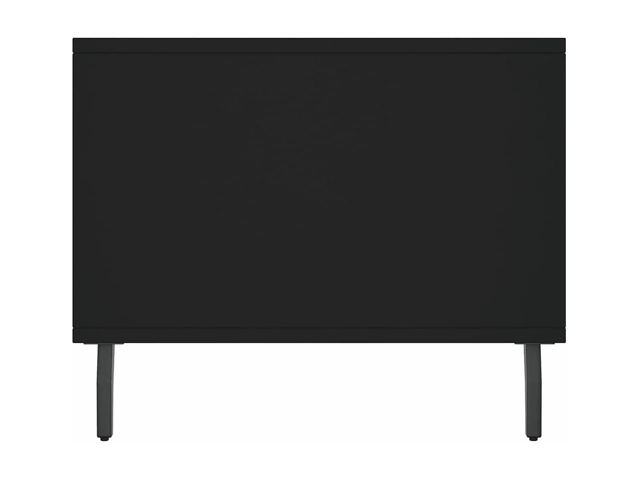 Mesa de centro 90x50x40 cm madeira processada preto