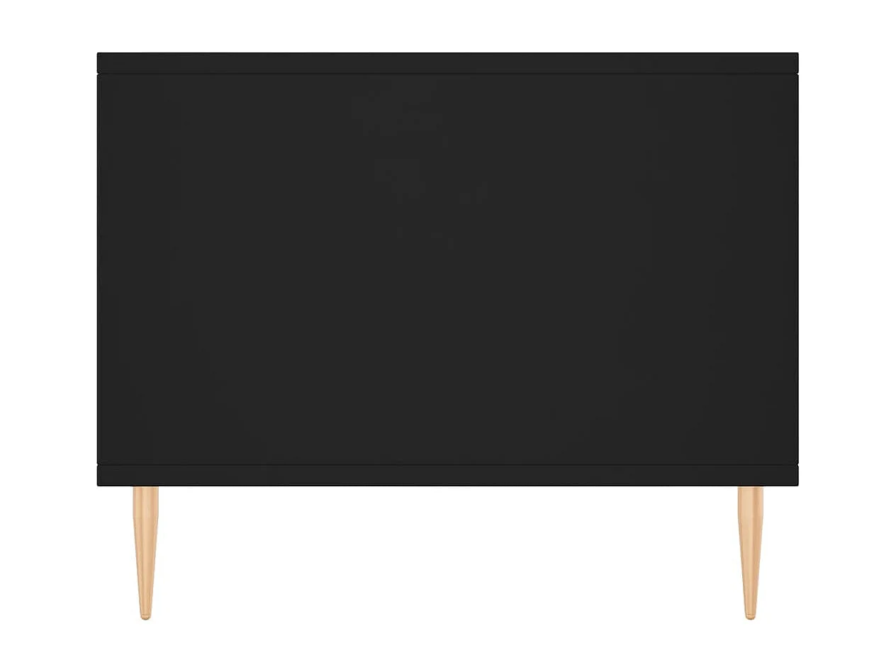 Salontafel 90x50x40 cm bewerkt hout zwart