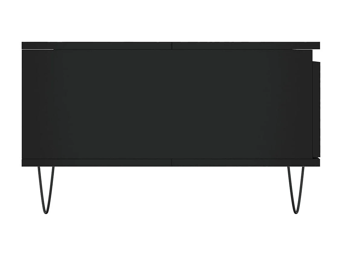 Mesa de centro 90x60x35 cm derivados de madeira preto