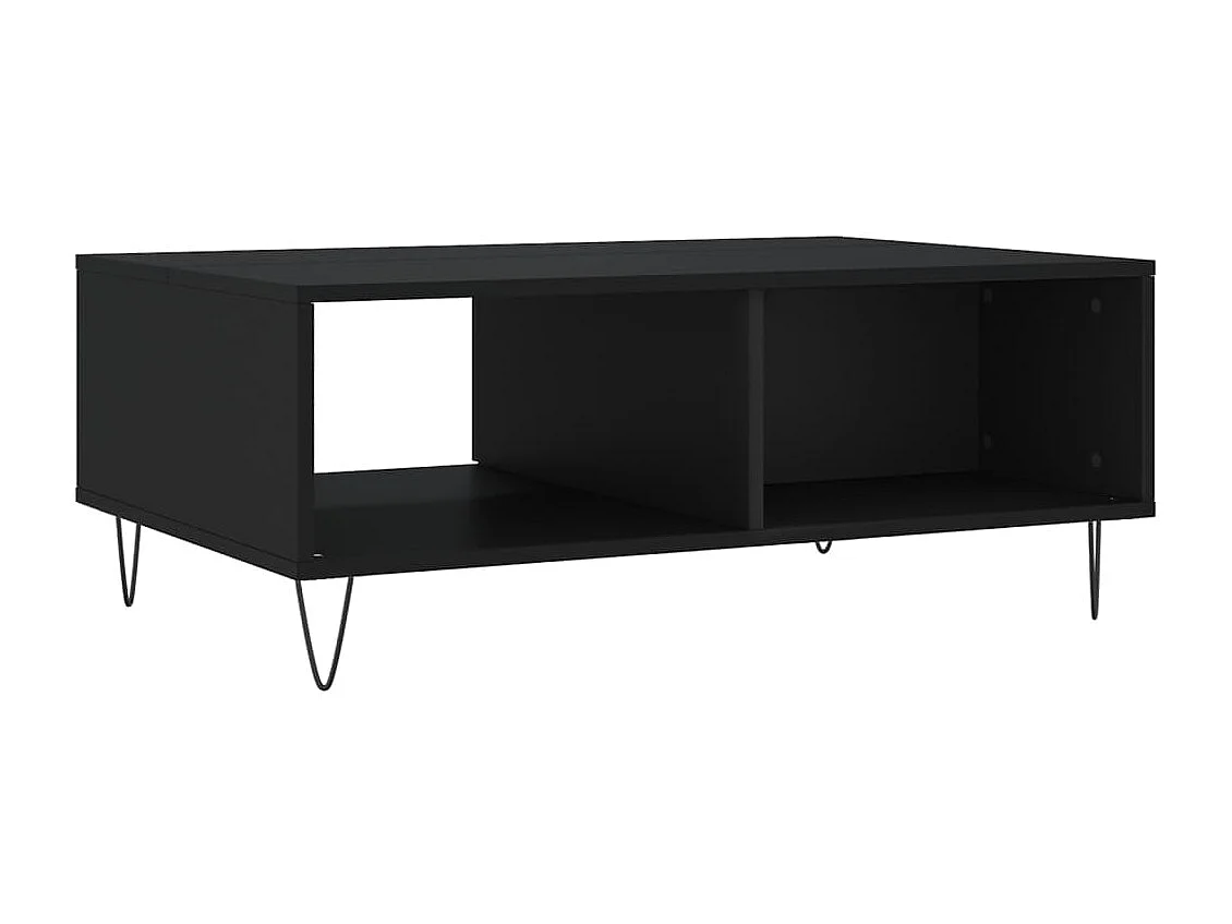 Mesa de centro 90x60x35 cm derivados de madeira preto