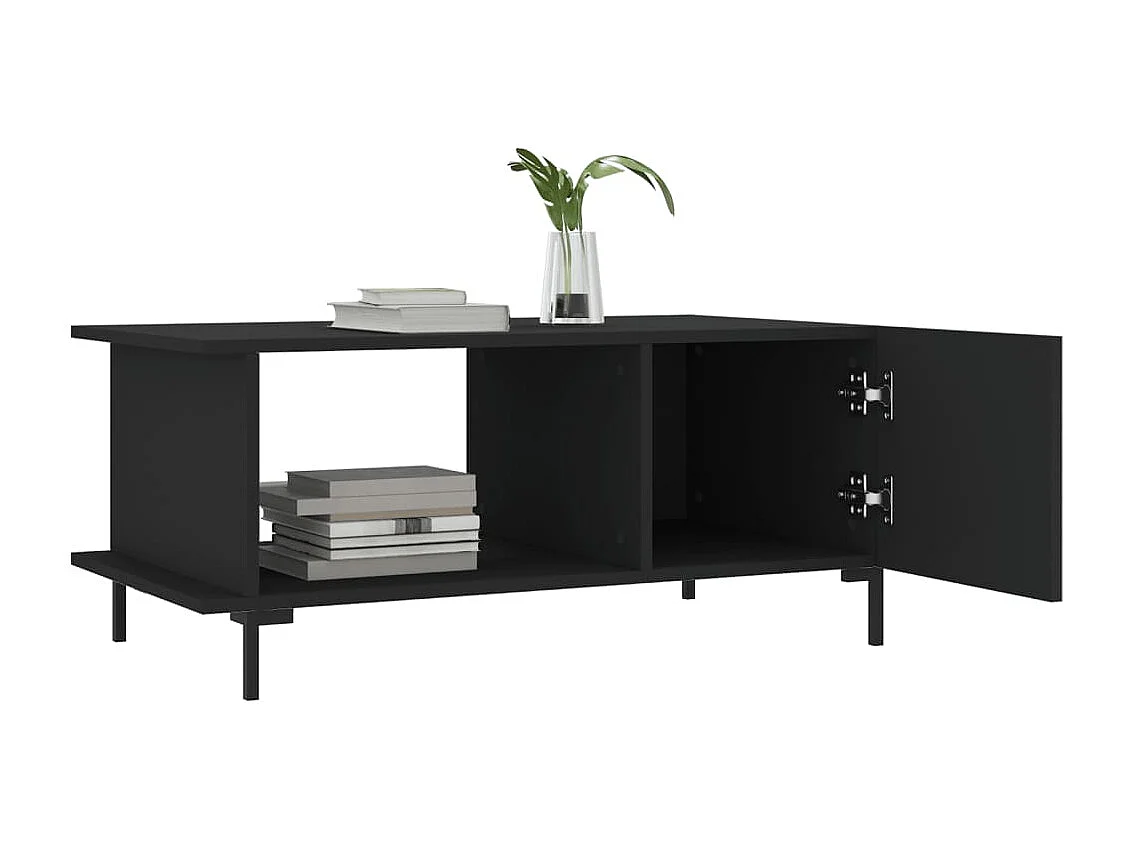 Couchtisch Schwarz 90x50x40 cm Holzwerkstoff