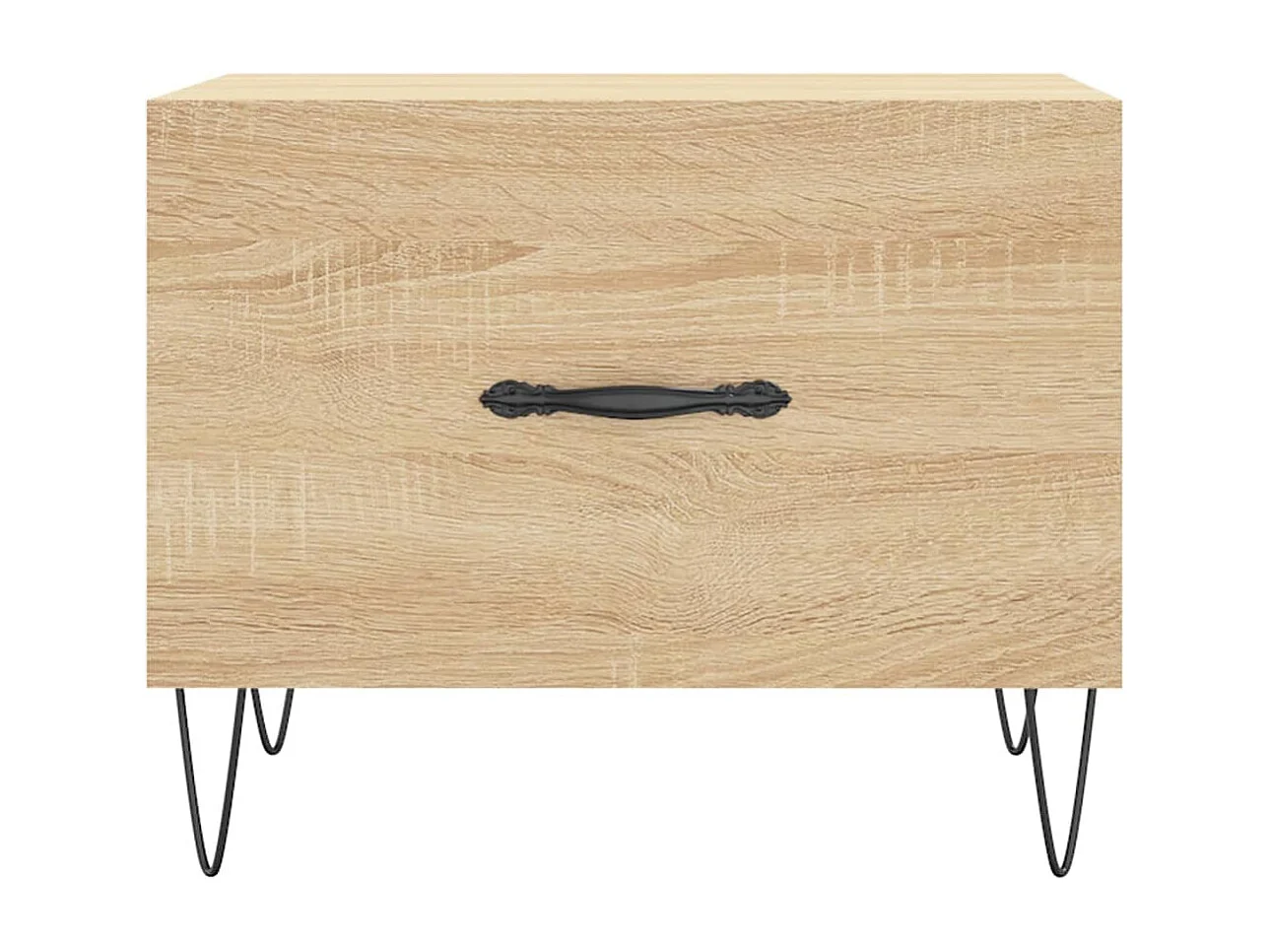 Mesa de centro madera contrachapada roble Sonoma 50x50x40 cm