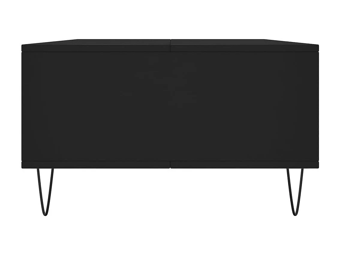 Table basse noir 104x60x35 cm bois d'ingénierie