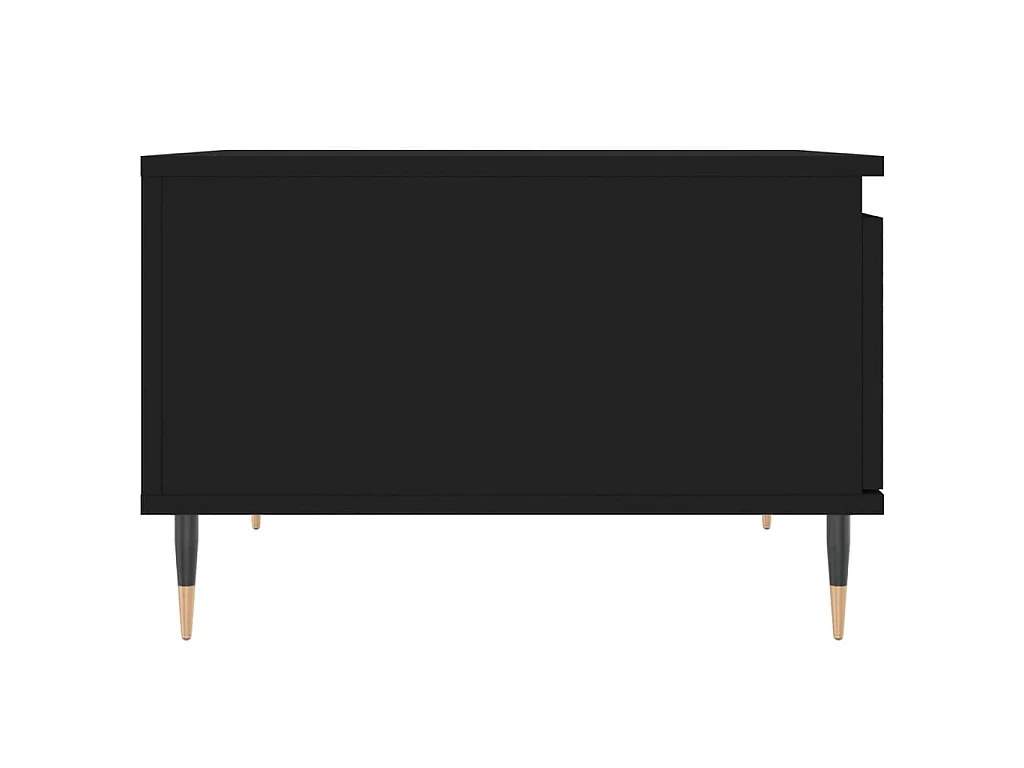 Salontafel 55x55x36,5 cm bewerkt hout zwart