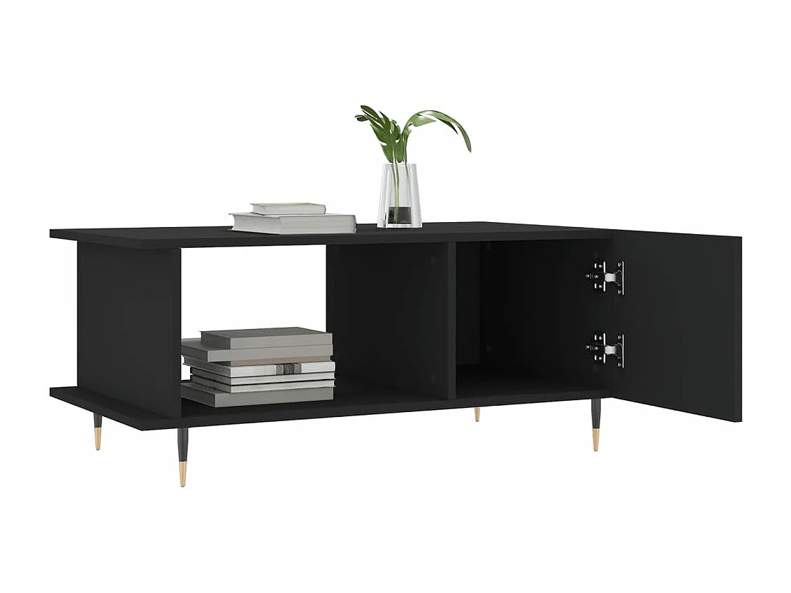 Couchtisch Schwarz 90x50x40 cm Holzwerkstoff