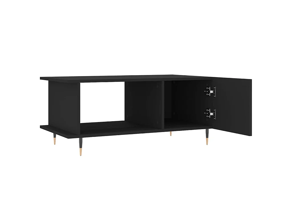 Couchtisch Schwarz 90x50x40 cm Holzwerkstoff