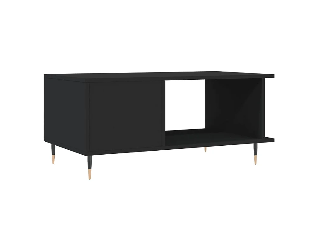 Couchtisch Schwarz 90x50x40 cm Holzwerkstoff