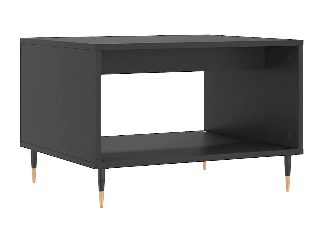 Couchtisch Schwarz 60x50x40 cm Holzwerkstoff