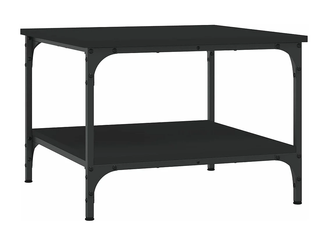 Couchtisch Schwarz 55x55x40 cm Holzwerkstoff