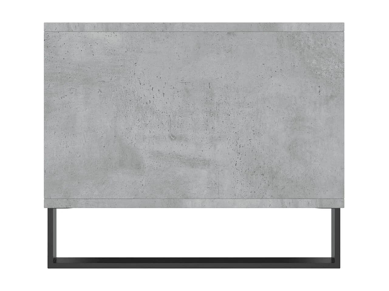 Table basse gris béton 90x50x40 cm bois d'ingénierie