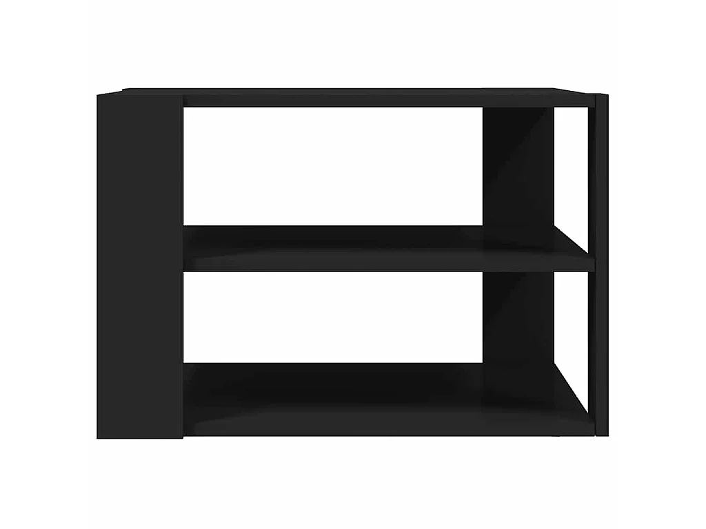 Salontafel 58x58x40 cm bewerkt hout zwart