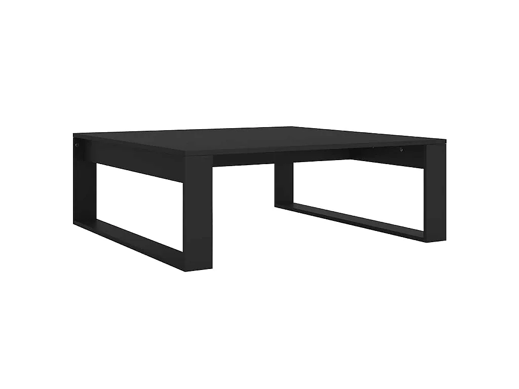 Tavolino da Salotto Nero 100x100x35 cm Truciolato