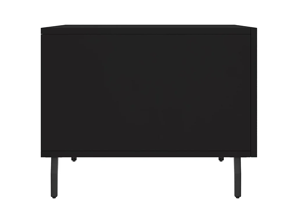 Couchtisch Schwarz 50x50x40 cm Holzwerkstoff