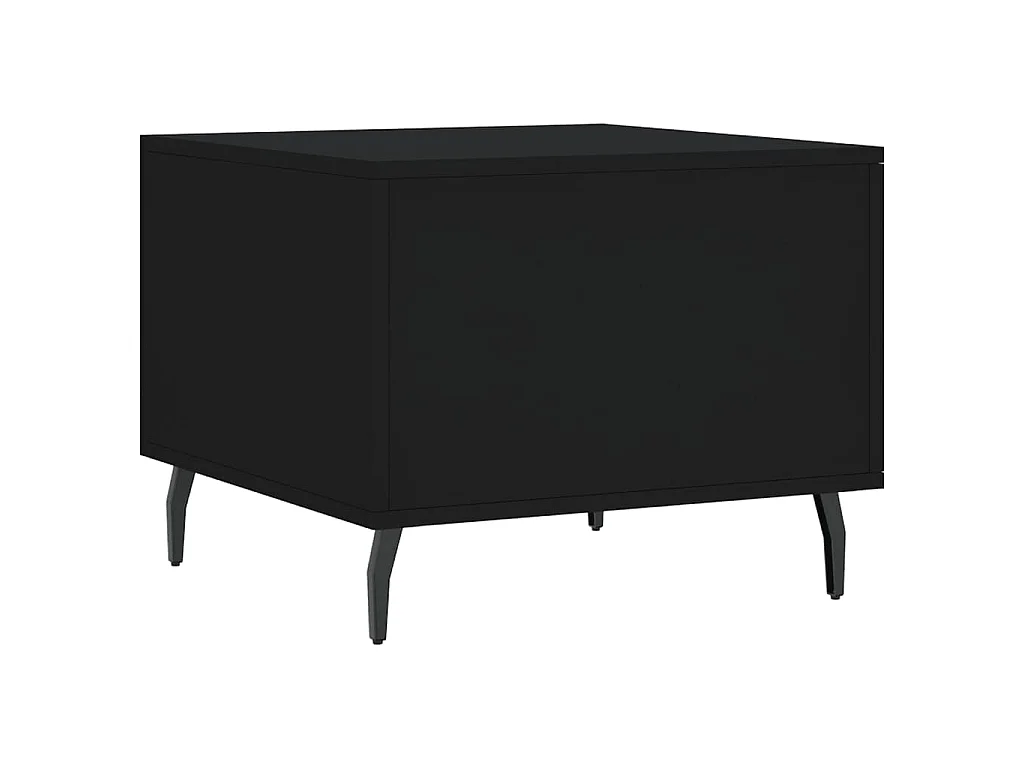 Couchtisch Schwarz 50x50x40 cm Holzwerkstoff