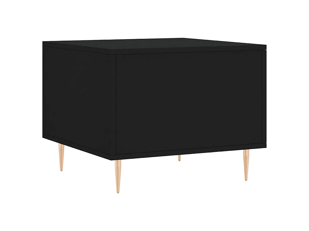 Salontafel 50x50x40 cm bewerkt hout zwart