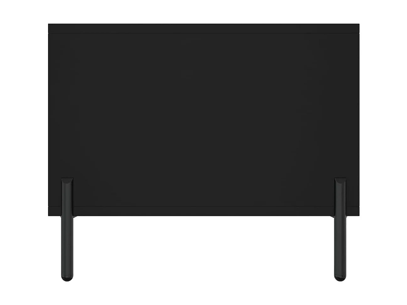 Table basse noir 102x50x40 cm bois d'ingénierie