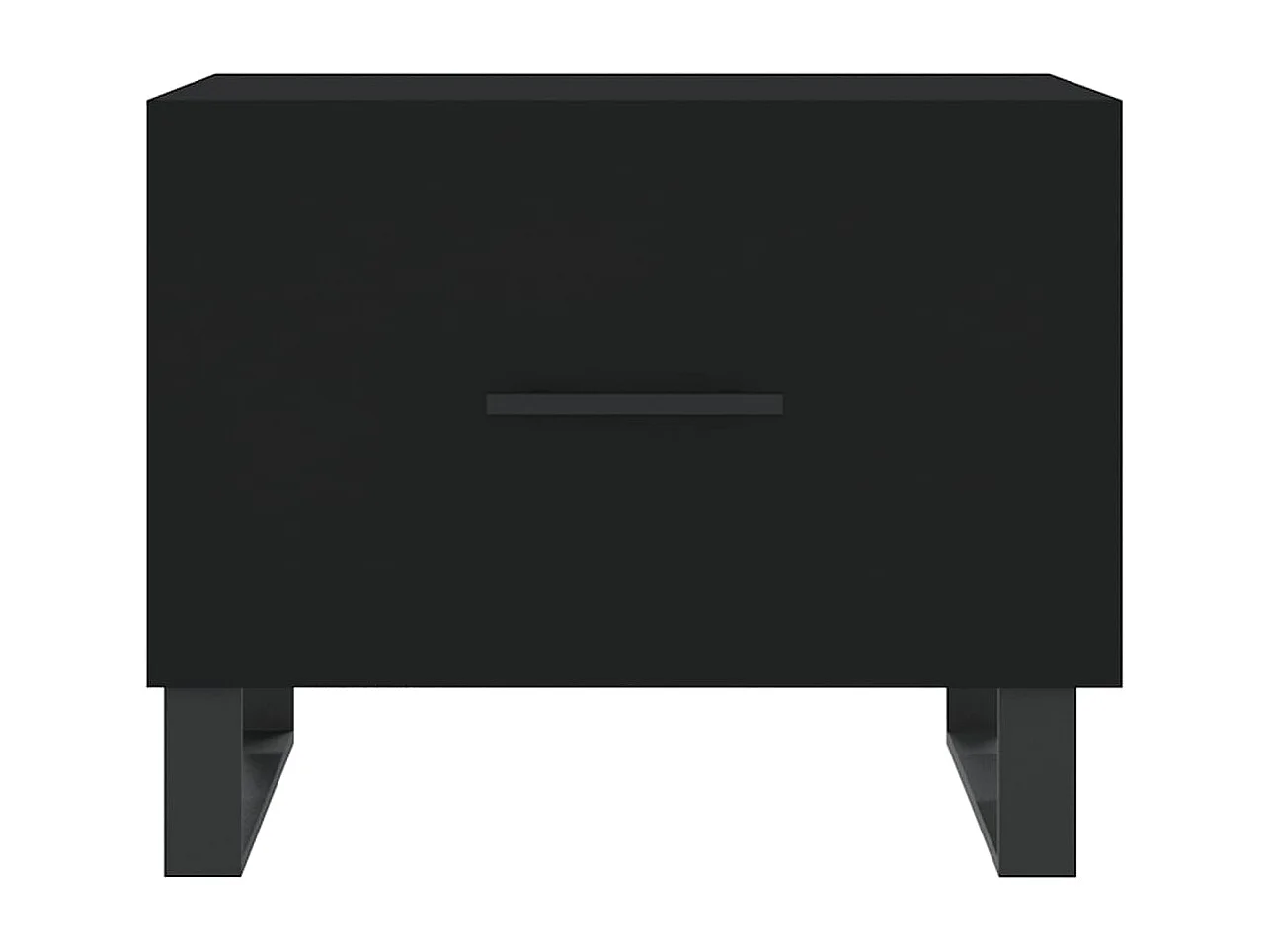 Mesa de centro 50x50x40 cm derivados de madeira preto