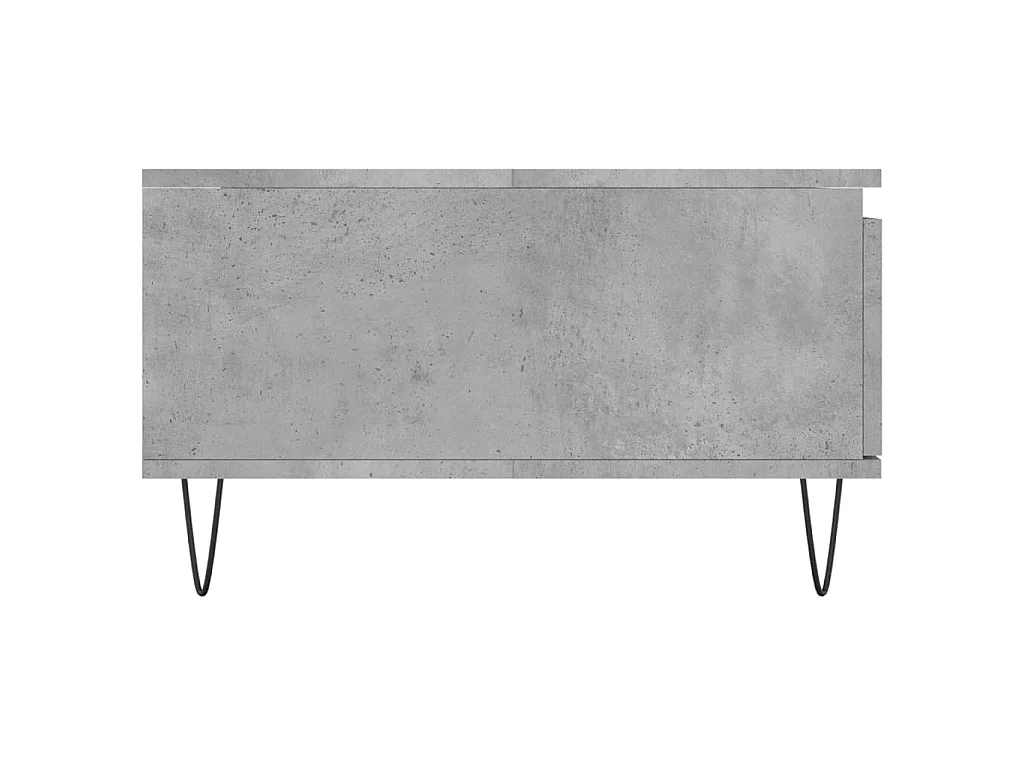 Salontafel 90x60x35 cm bewerkt hout betongrijs