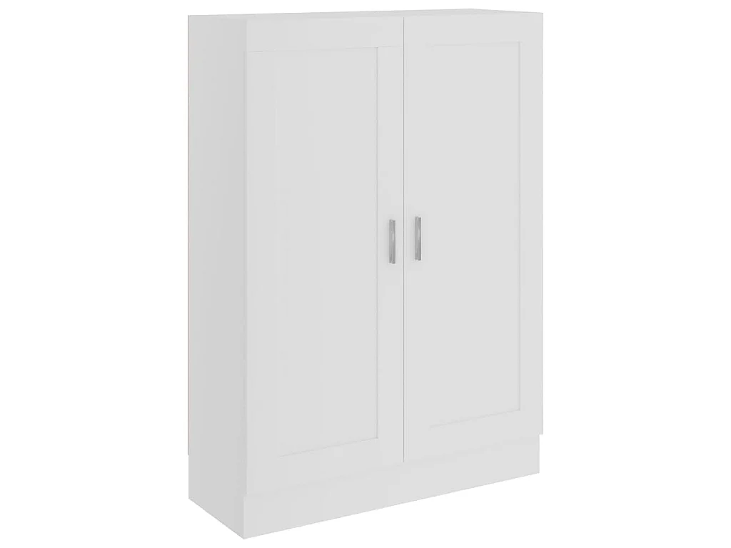 Libreria Bianca 82,5x30,5x115 cm in Legno Multistrato