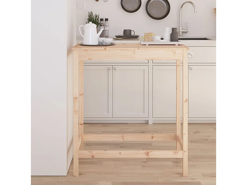 Bartafel 100x50x110 cm massief grenenhout