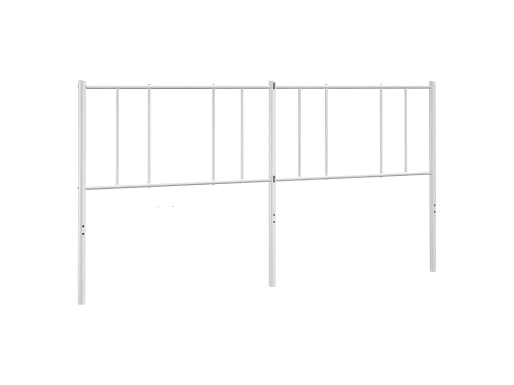 Testiera di Ricambio in Metallo Bianco 180 cm