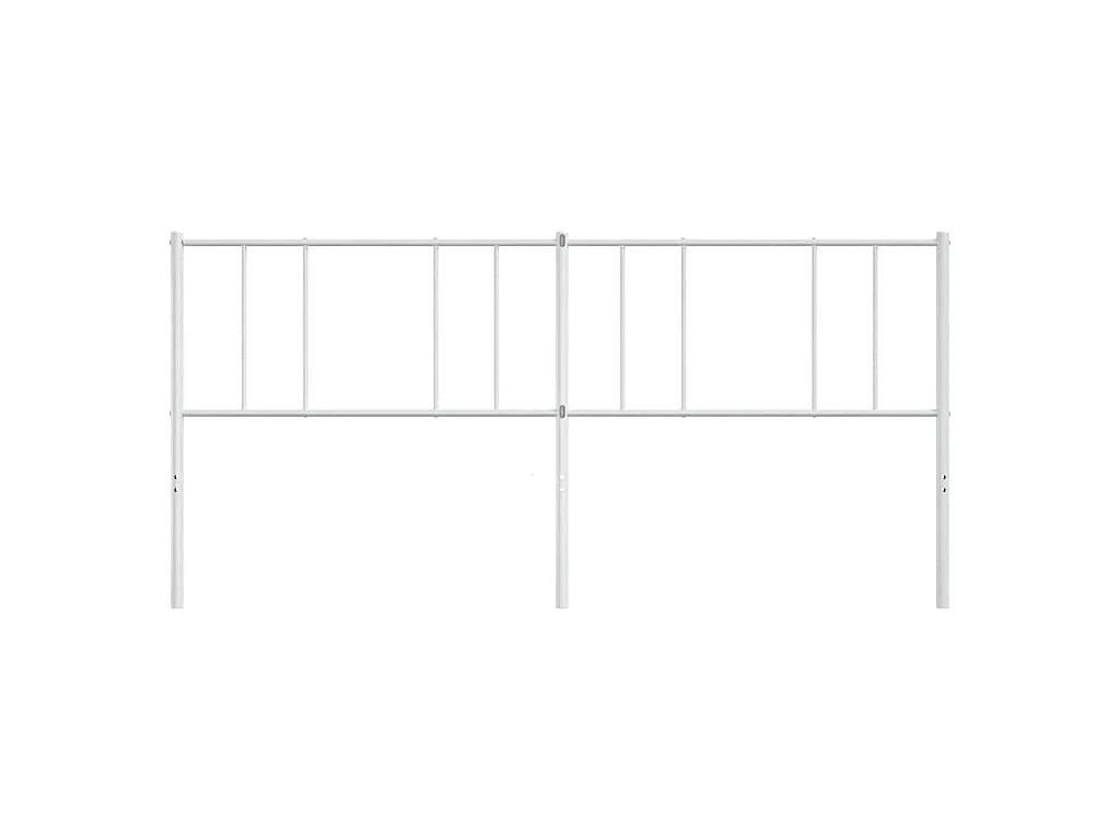 Testiera di Ricambio in Metallo Bianco 180 cm