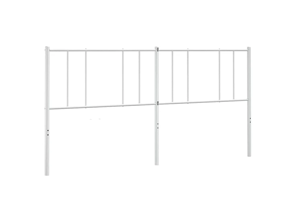 Tête de lit de remplacement métal blanc 180 cm
