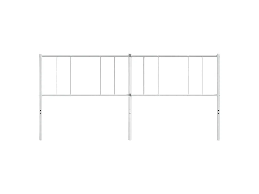 Tête de lit de remplacement métal blanc 180 cm