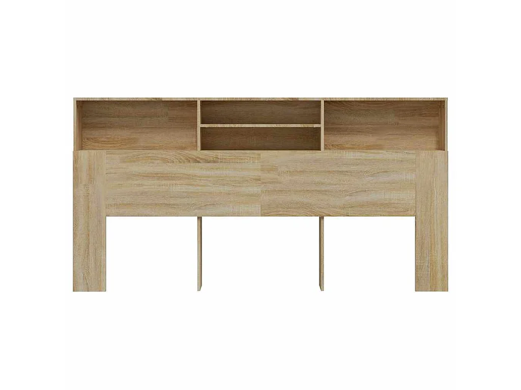 Armoire de tête de lit chêne sonoma 200x19x103,5 cm