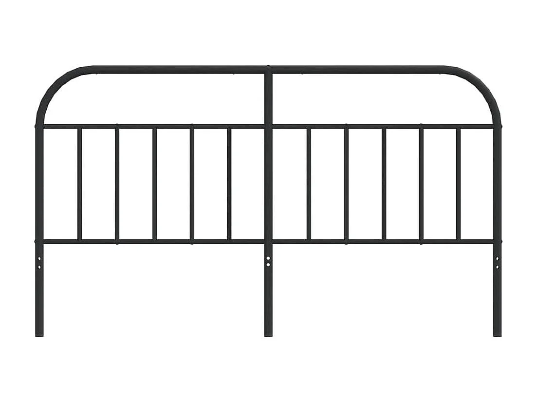 Cabeceira de cama 160 cm metal preto