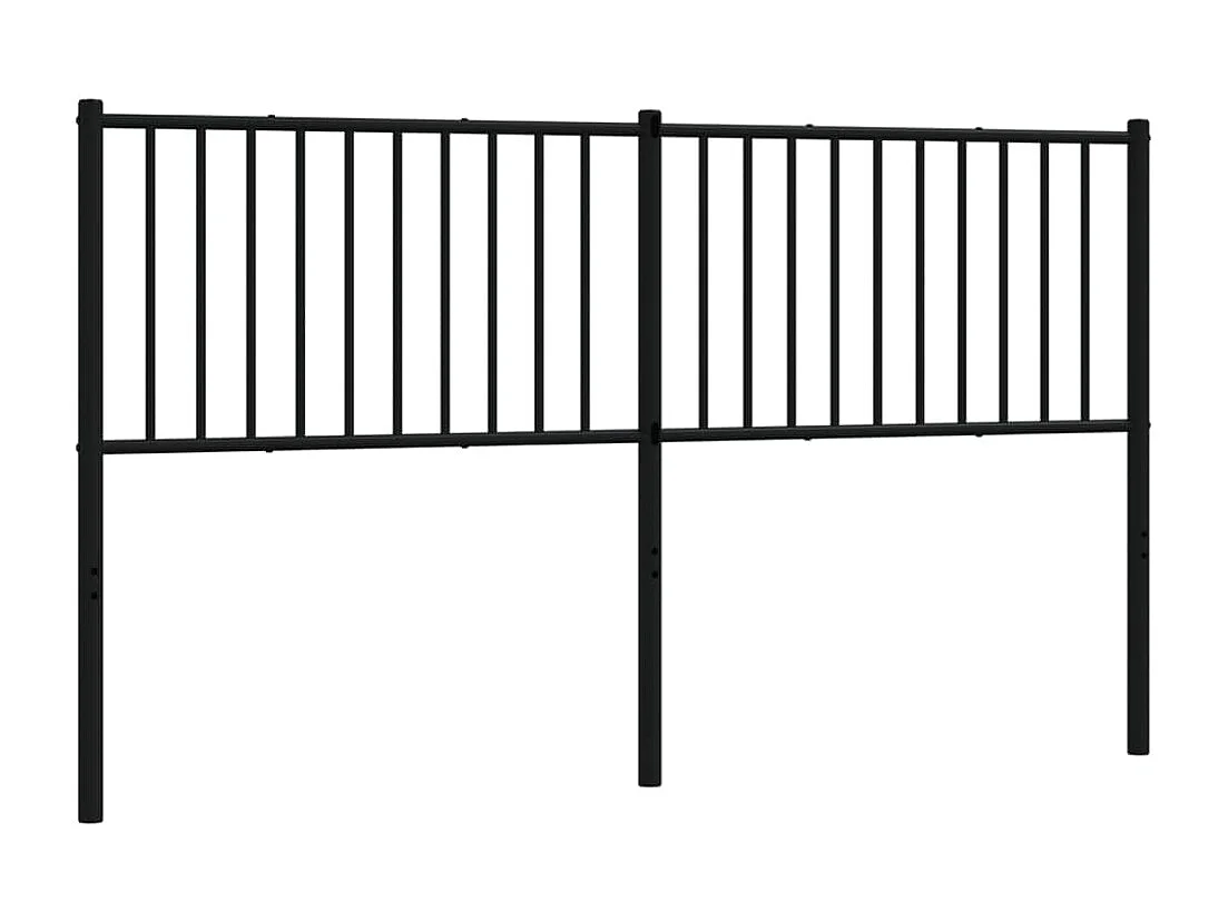Tête de lit métal noir 160 cm
