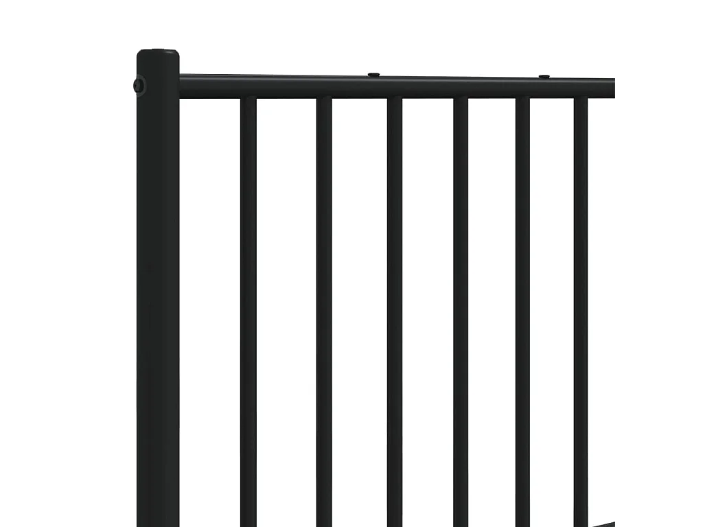 Tête de lit métal noir 160 cm