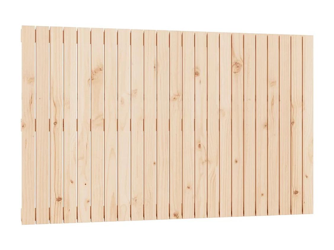 Tête de lit murale 147x3x90 cm Bois massif de pin