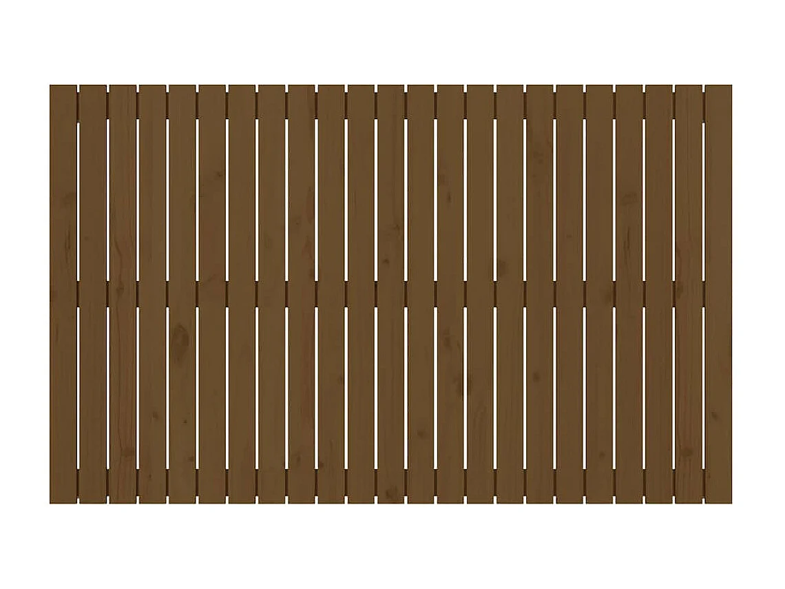 Testiera da Parete Ambra 147x3x90 cm in Legno Massello di Pino