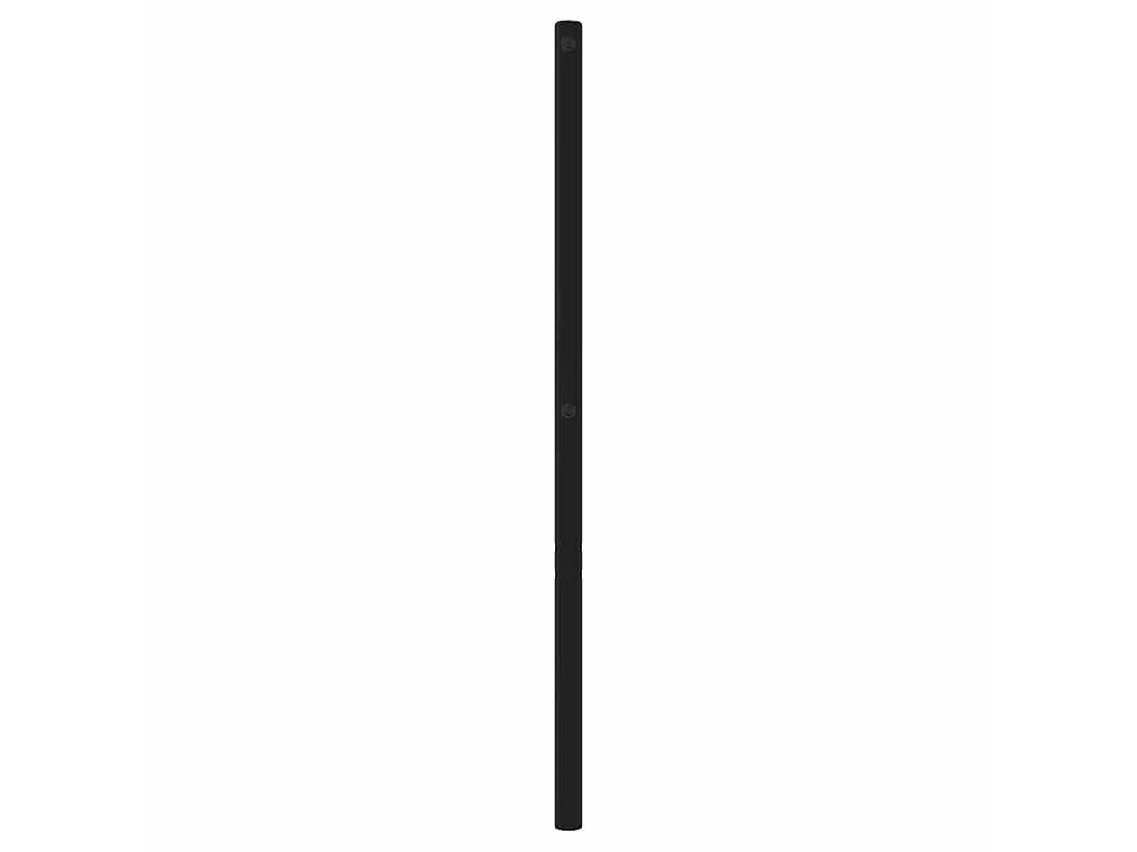 Ersatz-Kopfteil Metall Schwarz 200 cm