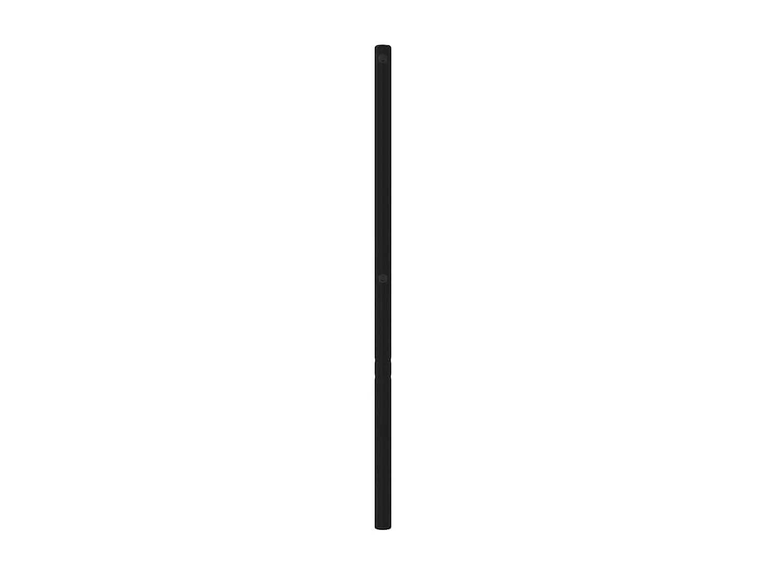 Tête de lit de remplacement métal noir 120 cm