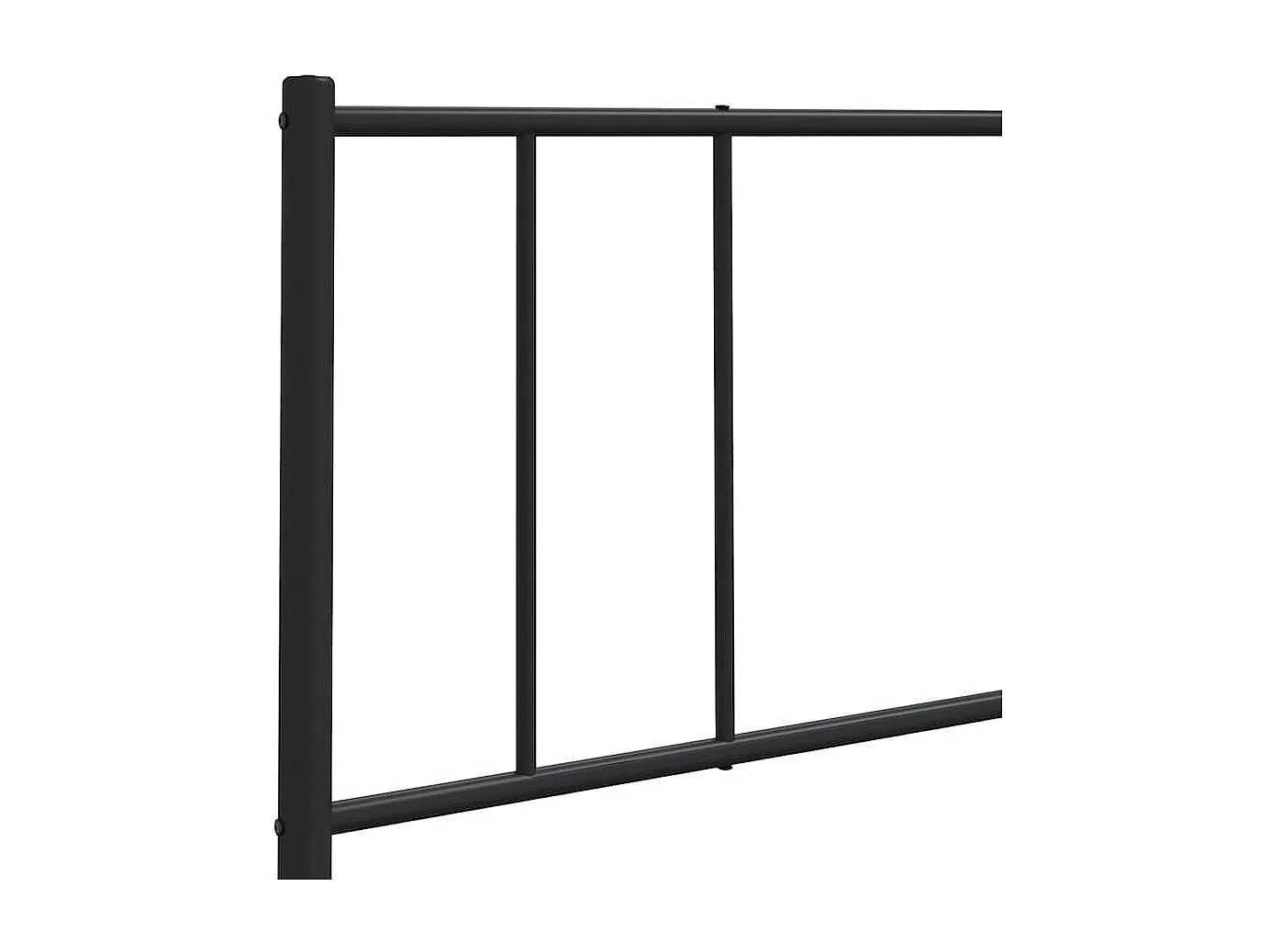 Tête de lit métal noir 160 cm