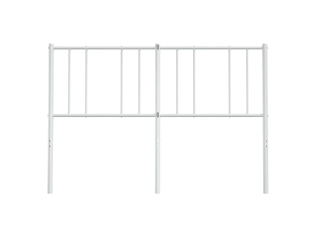 Tête de lit de remplacement métal blanc 120 cm