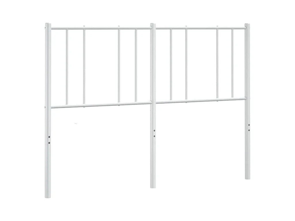 Tête de lit de remplacement métal blanc 120 cm