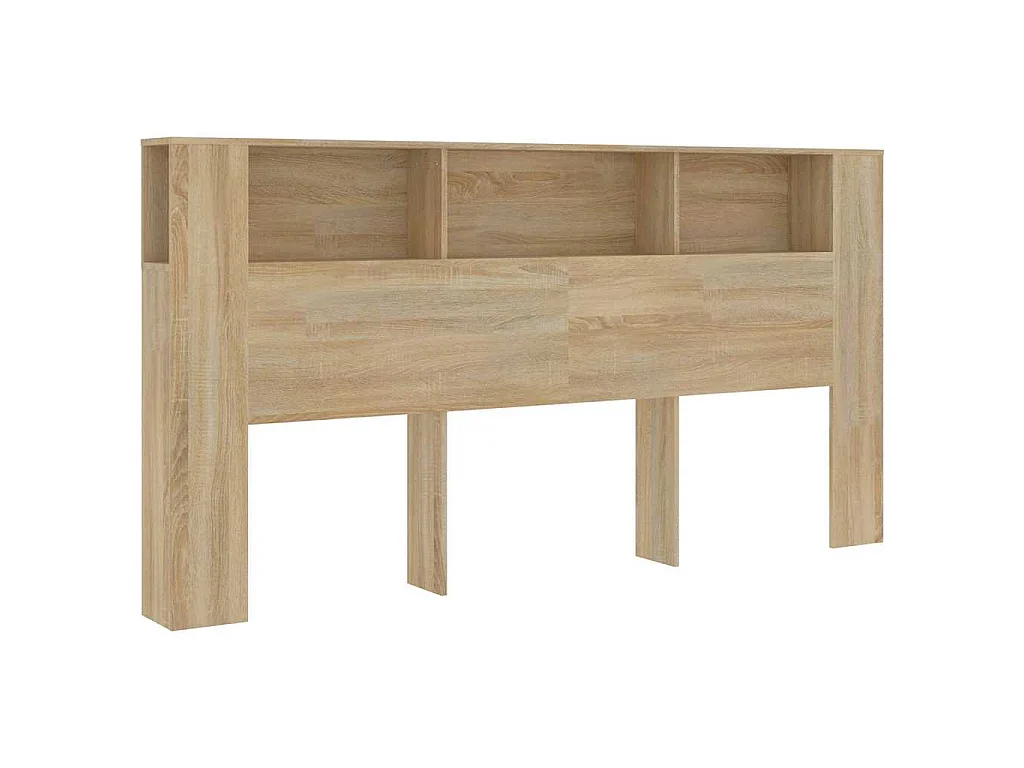 Armoire de tête de lit chêne sonoma 200x18,5x104,5 cm