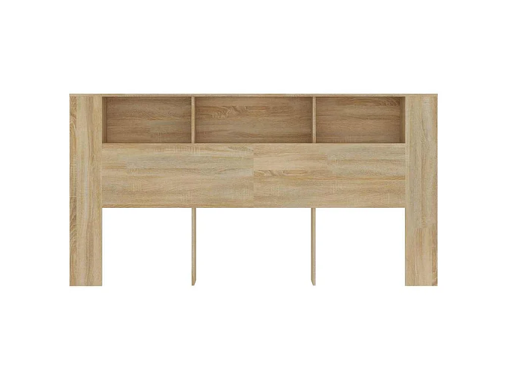 Armoire de tête de lit chêne sonoma 200x18,5x104,5 cm
