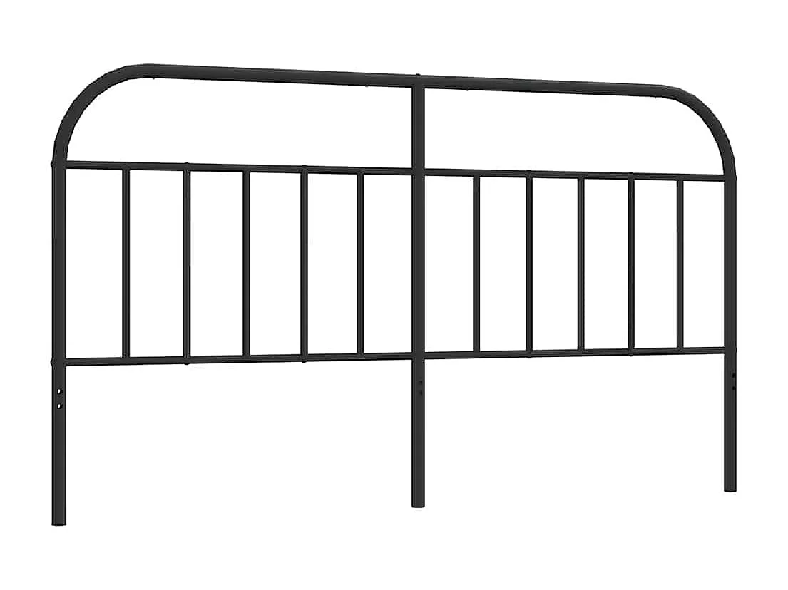 Tête de lit métal noir 180 cm