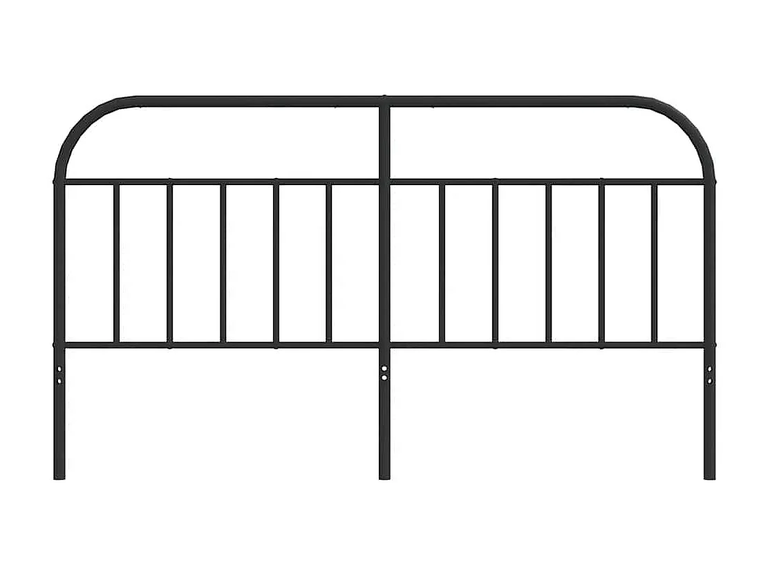 Tête de lit métal noir 180 cm