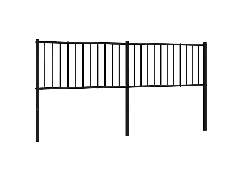 Cabecero de repuesto de metal negro 180 cm