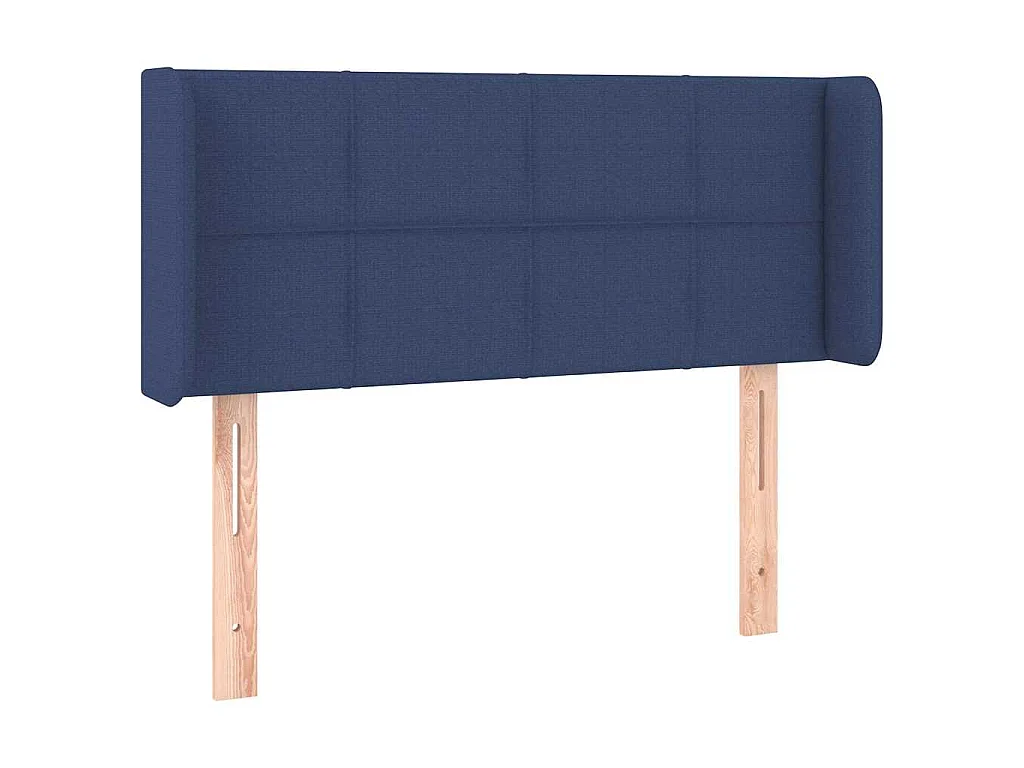Tête de lit à LED Bleu 83x16x78/88 cm Tissu