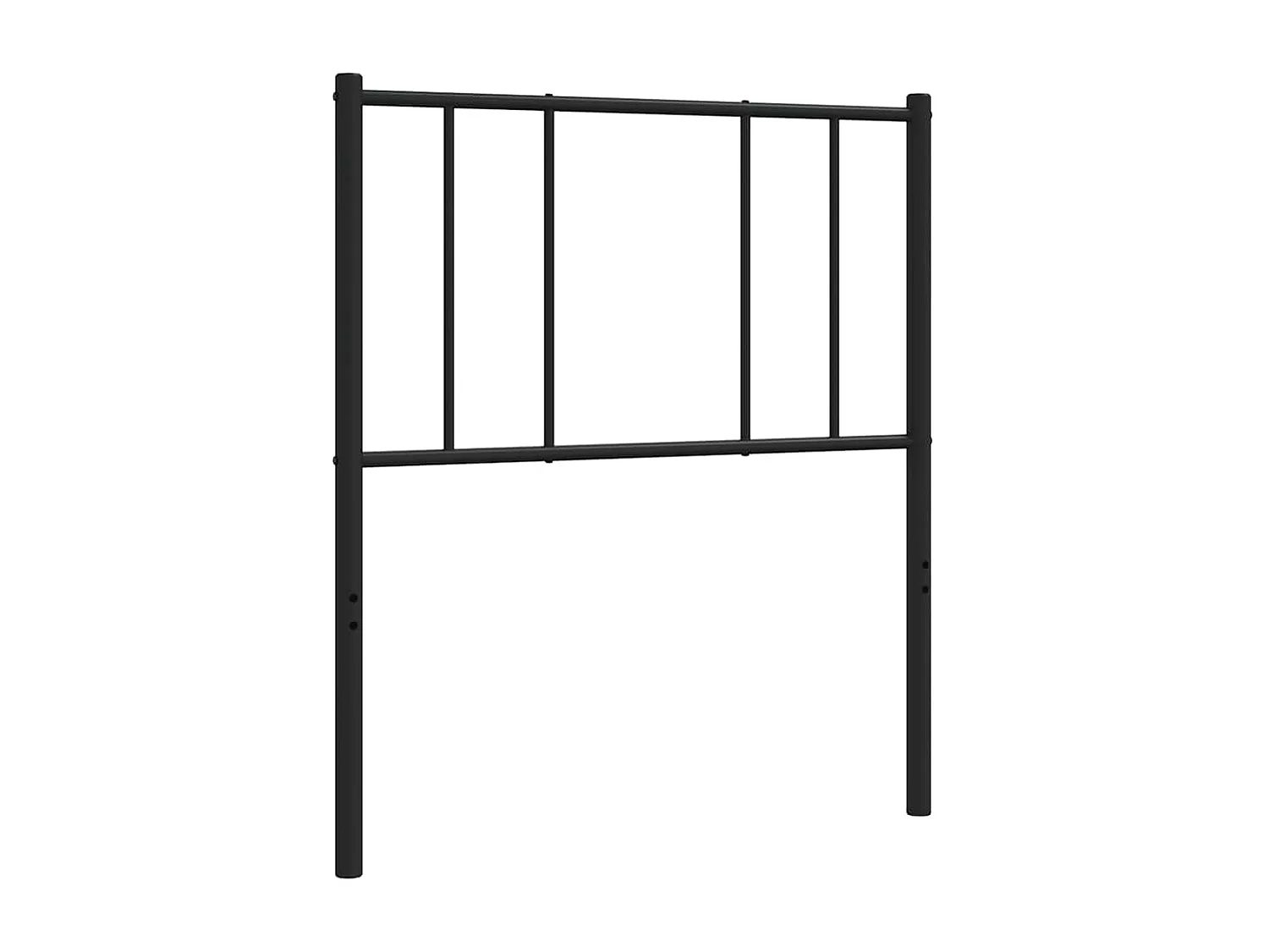 Ersatz-Kopfteil Metall Schwarz 90 cm